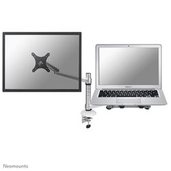 Neomounts by Newstar FPMA-D300NOTEBOOK ist eine Tischhalterung für Notebooks und Flachbildschirme bis 27" (69 cm) - Silber